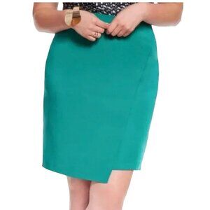 Eloquii Asymmetrical Skirt in Teal